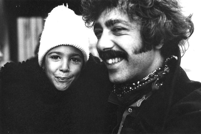 With Daughter Giulietta by Bernard Plossu, 1973