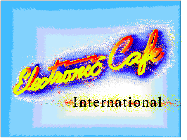 Logo for the Electronic Café in Santa Monica